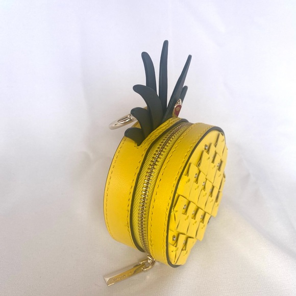 NWT Kate Spade Picnic Pineapple Coin Purse Light Bulb PWRU8011 - Picture 2 of 5